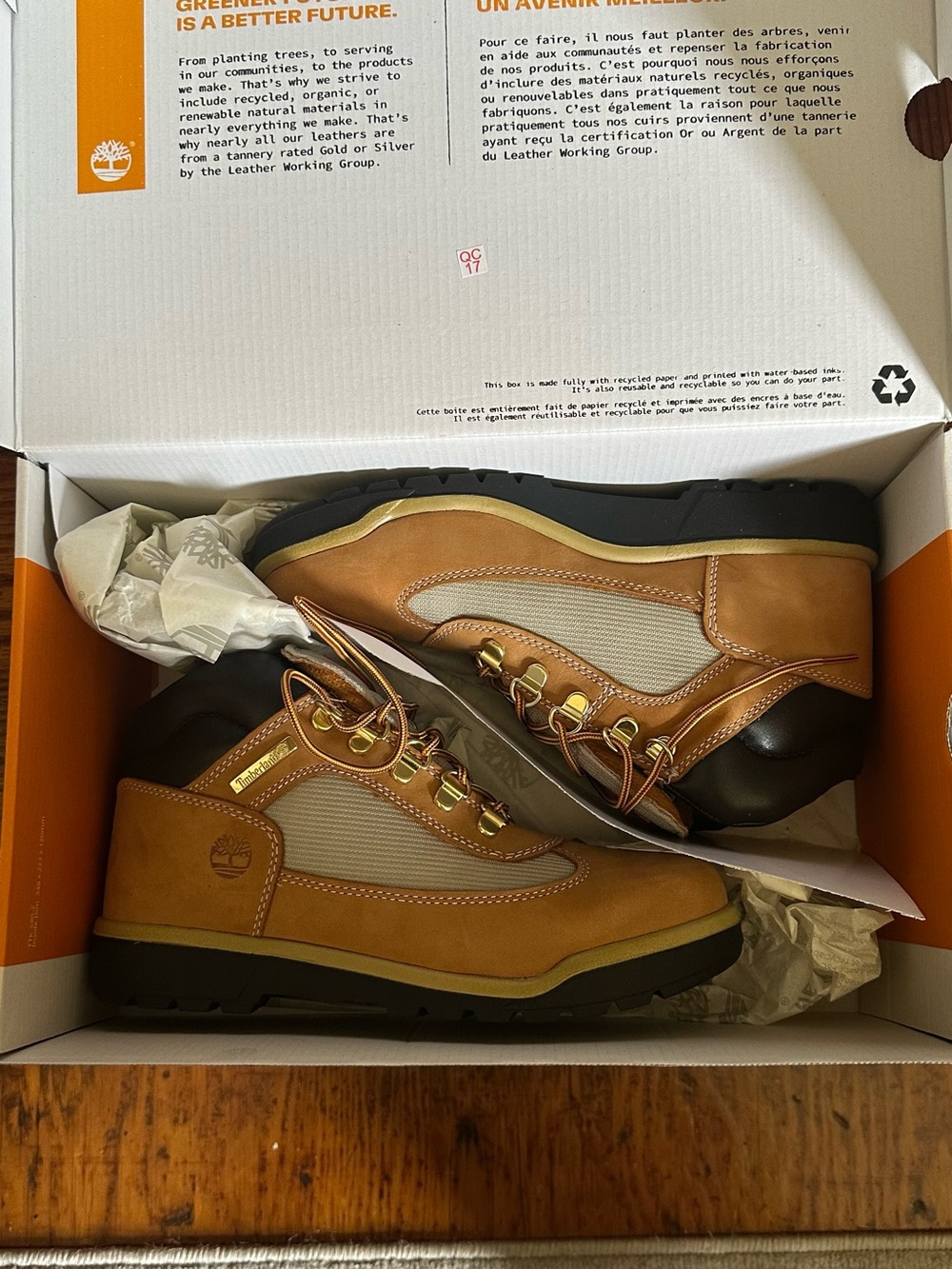 Timberland Brown and Tan Field Boots